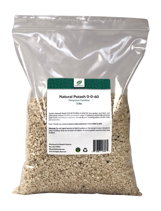 0-0-60 Potash Fertilizer Garden Naturals